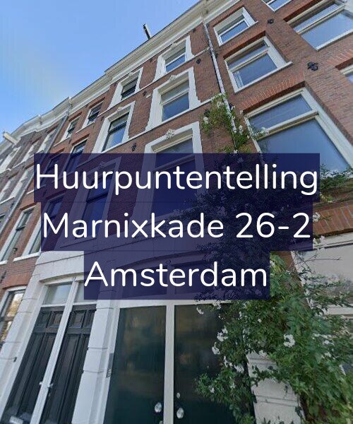 Foto gevel Huurpuntentelling voor Marnixkade 26-2, Amsterdam