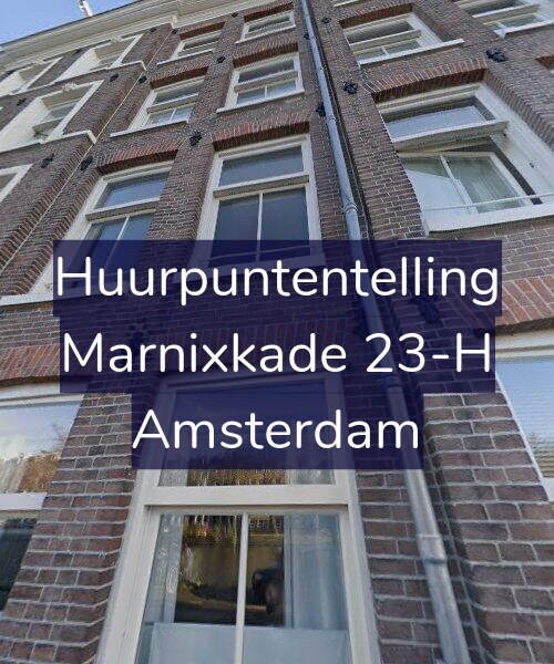Foto gevel Huurpuntentelling voor Marnixkade 23-H, Amsterdam