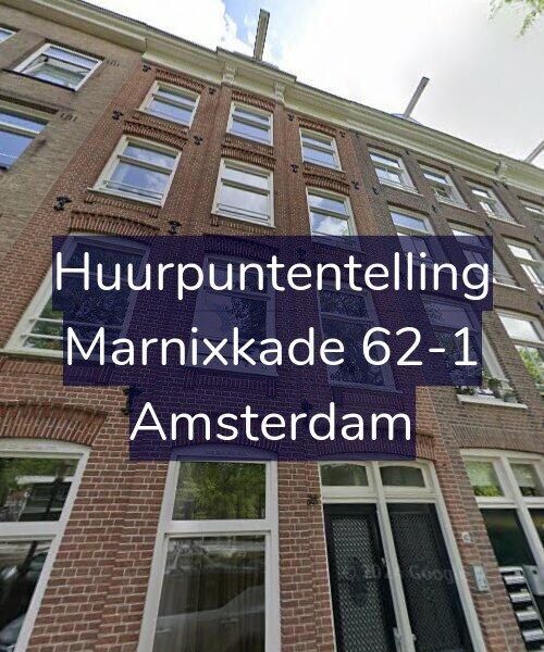 Foto gevel Huurpuntentelling voor Marnixkade 62-1, Amsterdam