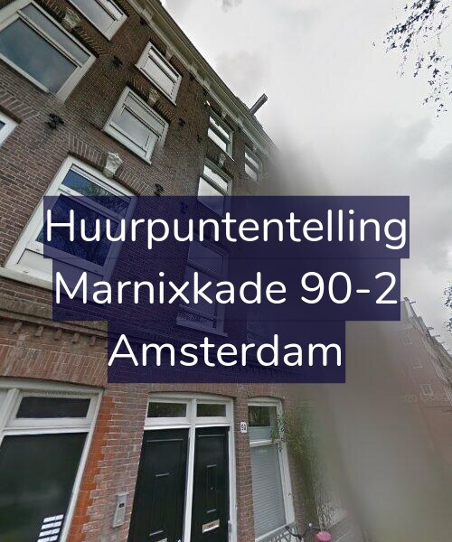 Foto gevel Huurpuntentelling voor Marnixkade 90-2, Amsterdam