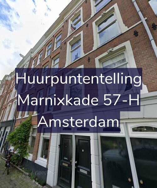 Foto gevel Huurpuntentelling voor Marnixkade 57-H, Amsterdam