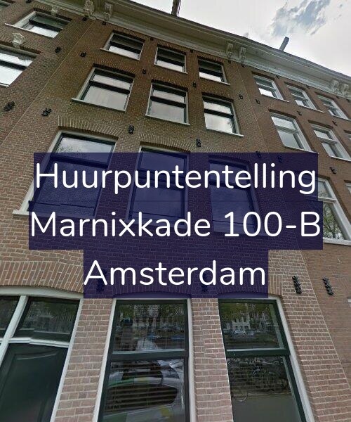 Foto gevel Huurpuntentelling voor Marnixkade 100-B, Amsterdam