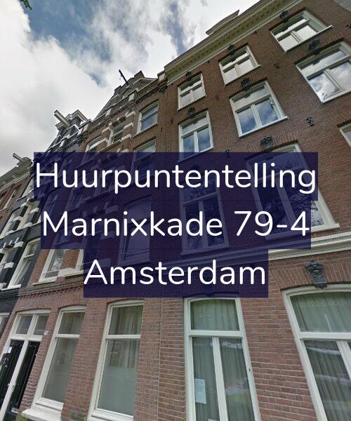 Foto gevel Huurpuntentelling voor Marnixkade 79-4, Amsterdam