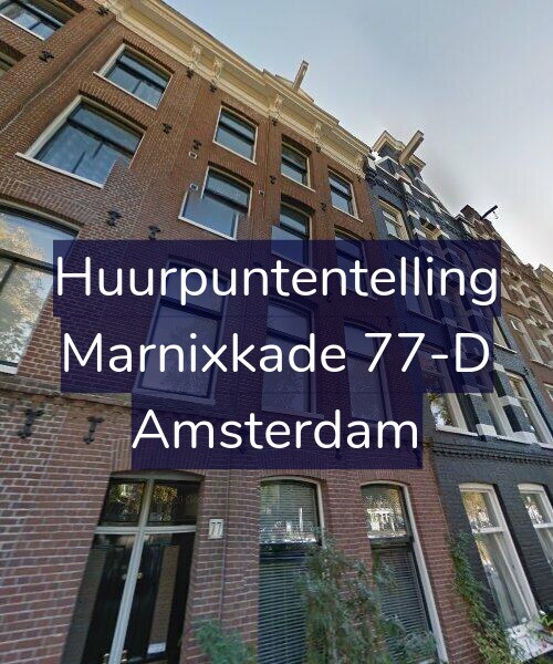 Foto gevel Huurpuntentelling voor Marnixkade 77-D, Amsterdam