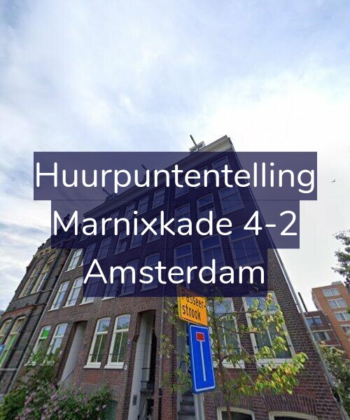 Foto gevel Huurpuntentelling voor Marnixkade 4-2, Amsterdam
