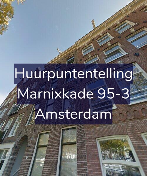 Foto gevel Huurpuntentelling voor Marnixkade 95-3, Amsterdam