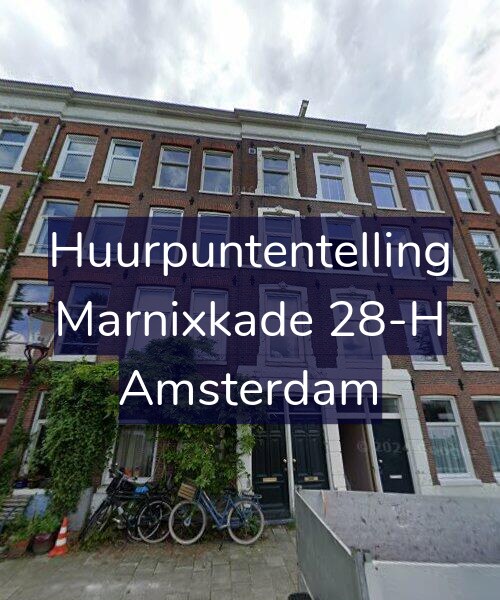 Foto gevel Huurpuntentelling voor Marnixkade 28-H, Amsterdam