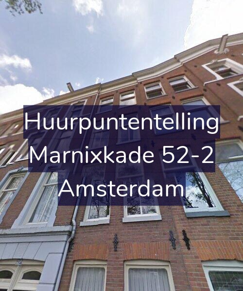Foto gevel Huurpuntentelling voor Marnixkade 52-2, Amsterdam