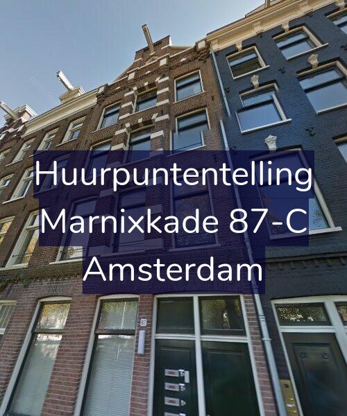 Foto gevel Huurpuntentelling voor Marnixkade 87-C, Amsterdam