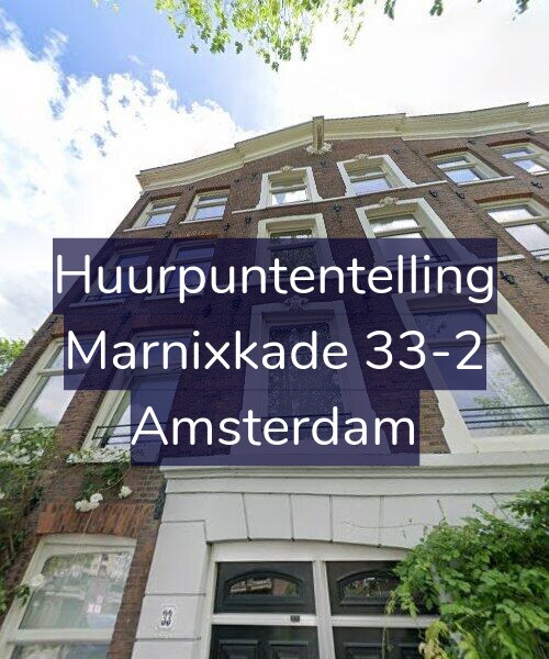 Foto gevel Huurpuntentelling voor Marnixkade 33-2, Amsterdam