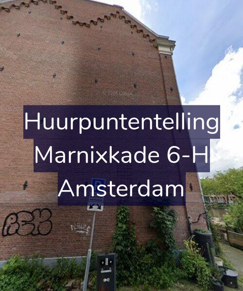 Foto gevel Huurpuntentelling voor Marnixkade 6-H, Amsterdam