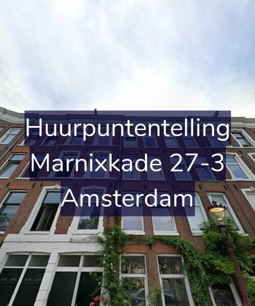Foto gevel Huurpuntentelling voor Marnixkade 27-3, Amsterdam
