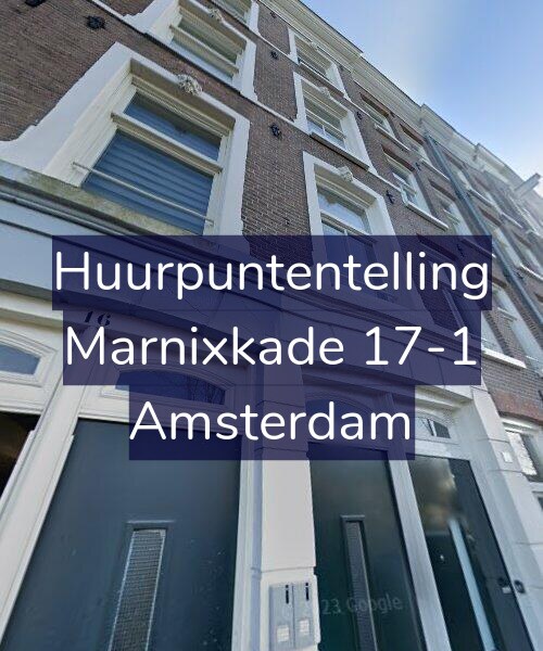 Foto gevel Huurpuntentelling voor Marnixkade 17-1, Amsterdam