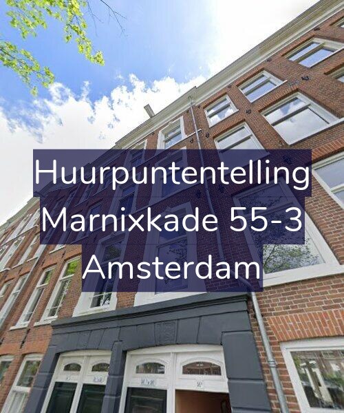 Foto gevel Huurpuntentelling voor Marnixkade 55-3, Amsterdam