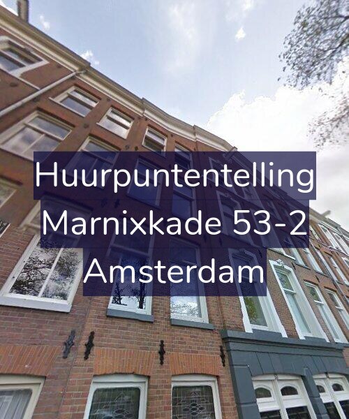 Foto gevel Huurpuntentelling voor Marnixkade 53-2, Amsterdam