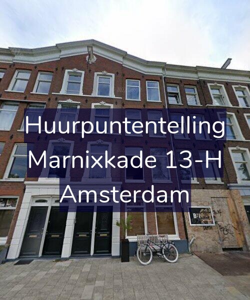 Foto gevel Huurpuntentelling voor Marnixkade 13-H, Amsterdam