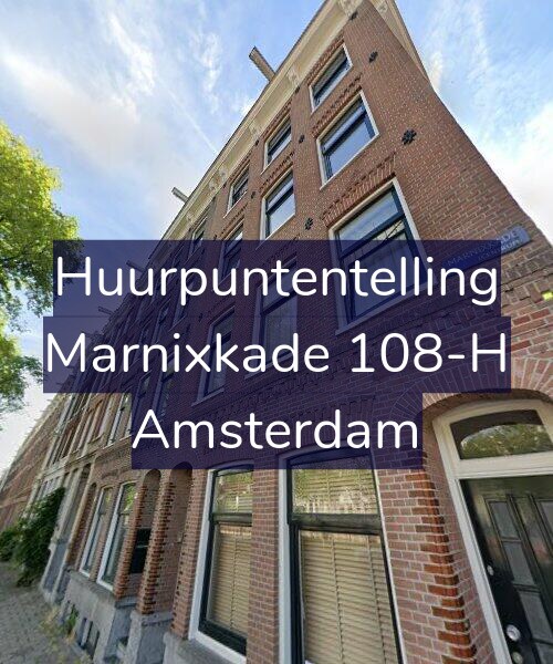 Foto gevel Huurpuntentelling voor Marnixkade 108-H, Amsterdam