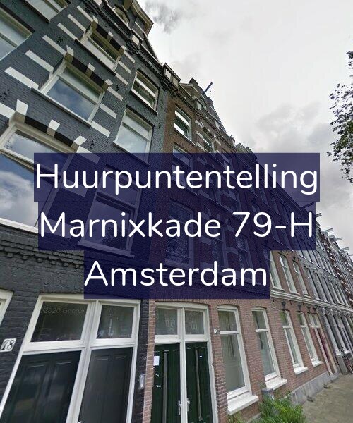 Foto gevel Huurpuntentelling voor Marnixkade 79-H, Amsterdam