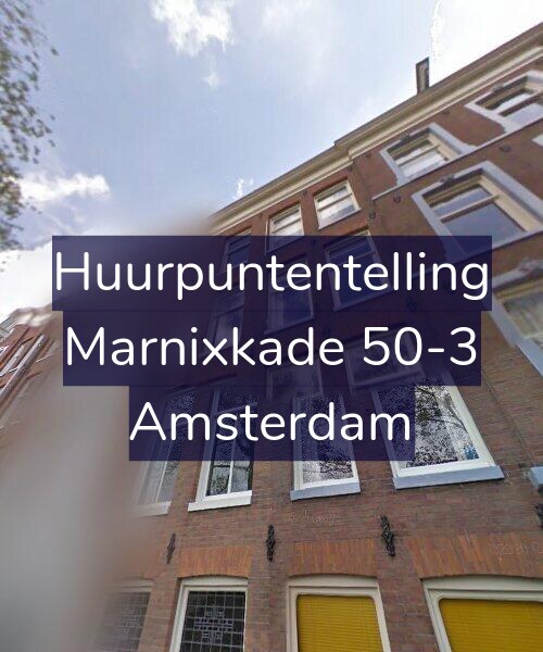 Foto gevel Huurpuntentelling voor Marnixkade 50-3, Amsterdam