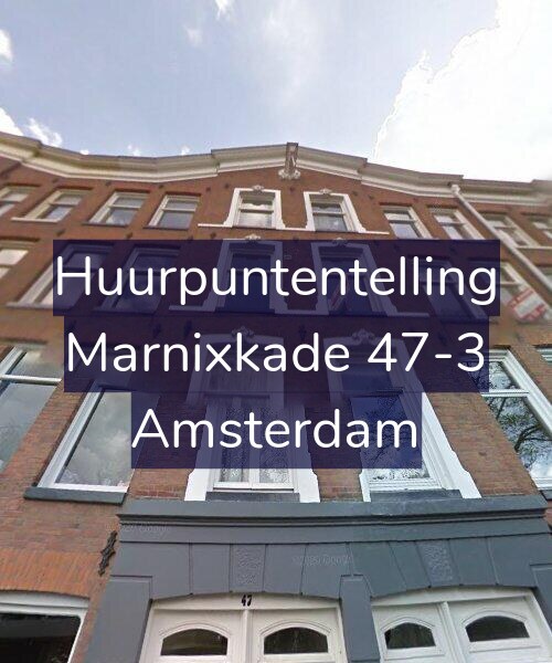Foto gevel Huurpuntentelling voor Marnixkade 47-3, Amsterdam