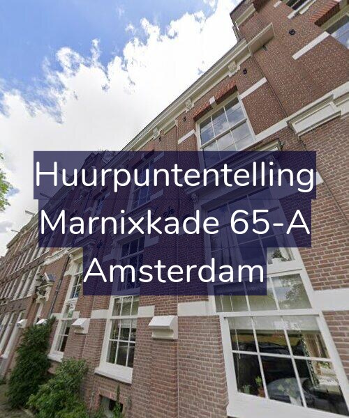 Foto gevel Huurpuntentelling voor Marnixkade 65-A, Amsterdam