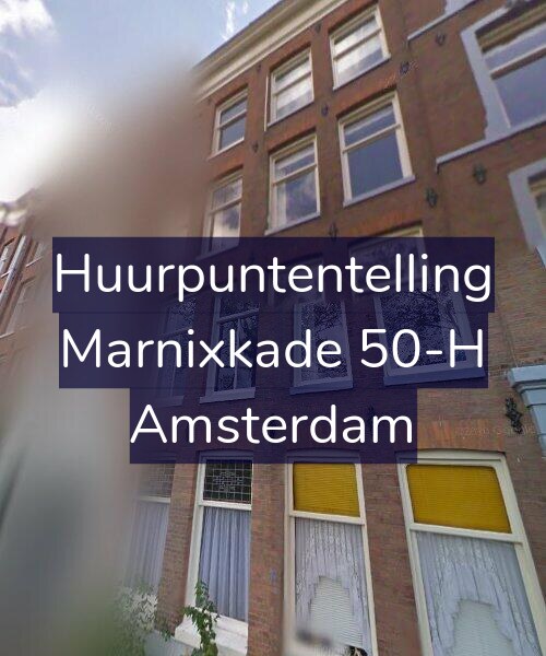 Foto gevel Huurpuntentelling voor Marnixkade 50-H, Amsterdam