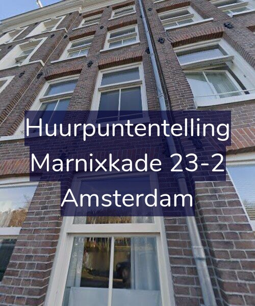 Foto gevel Huurpuntentelling voor Marnixkade 23-2, Amsterdam