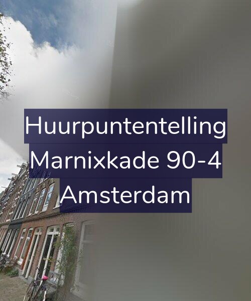 Foto gevel Huurpuntentelling voor Marnixkade 90-4, Amsterdam
