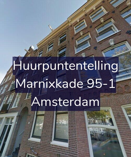 Foto gevel Huurpuntentelling voor Marnixkade 95-1, Amsterdam