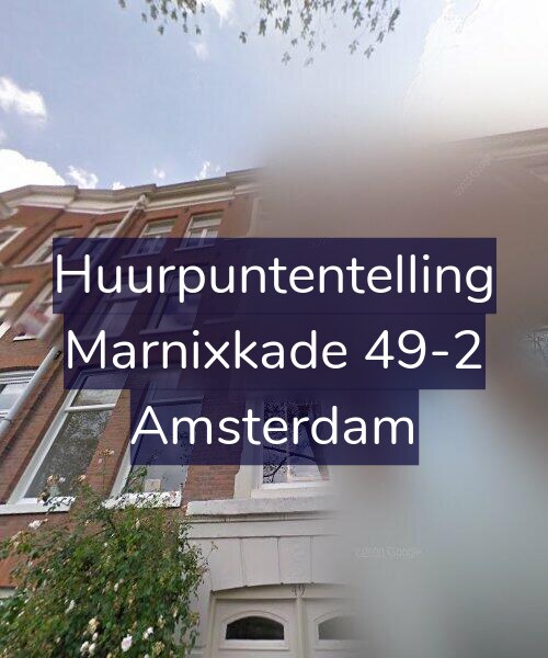 Foto gevel Huurpuntentelling voor Marnixkade 49-2, Amsterdam