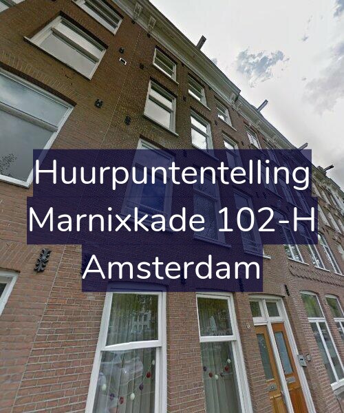 Foto gevel Huurpuntentelling voor Marnixkade 102-H, Amsterdam