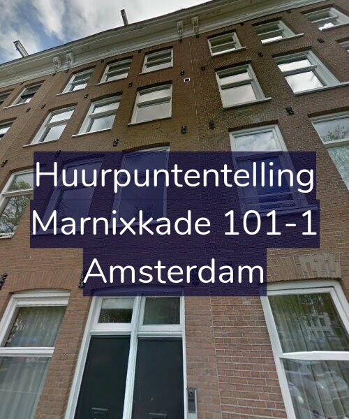 Foto gevel Huurpuntentelling voor Marnixkade 101-1, Amsterdam
