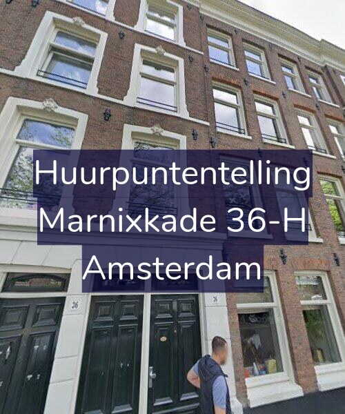 Foto gevel Huurpuntentelling voor Marnixkade 36-H, Amsterdam