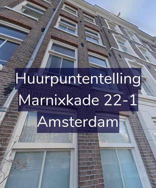 Foto gevel Huurpuntentelling voor Marnixkade 22-1, Amsterdam