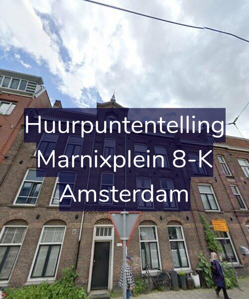Foto gevel Huurpuntentelling voor Marnixplein 8-K, Amsterdam