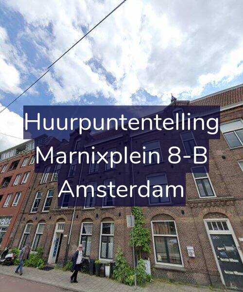 Foto gevel Huurpuntentelling voor Marnixplein 8-B, Amsterdam