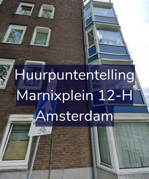 Foto gevel Huurpuntentelling voor Marnixplein 12-H, Amsterdam