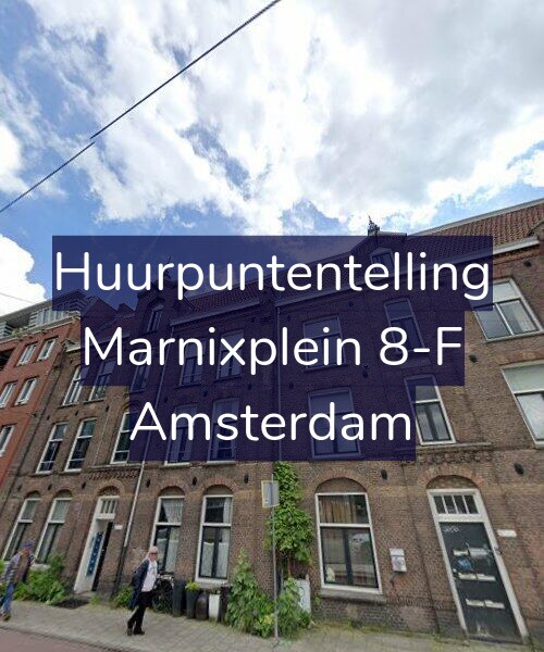 Foto gevel Huurpuntentelling voor Marnixplein 8-F, Amsterdam