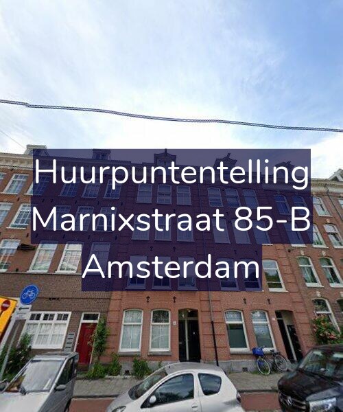 Foto gevel Huurpuntentelling voor Marnixstraat 85-B, Amsterdam
