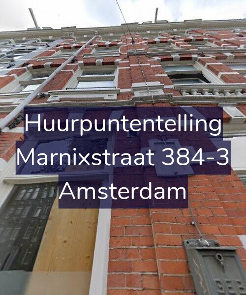 Foto gevel Huurpuntentelling voor Marnixstraat 384-3, Amsterdam