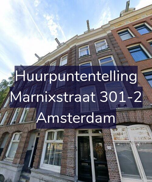 Foto gevel Huurpuntentelling voor Marnixstraat 301-2, Amsterdam