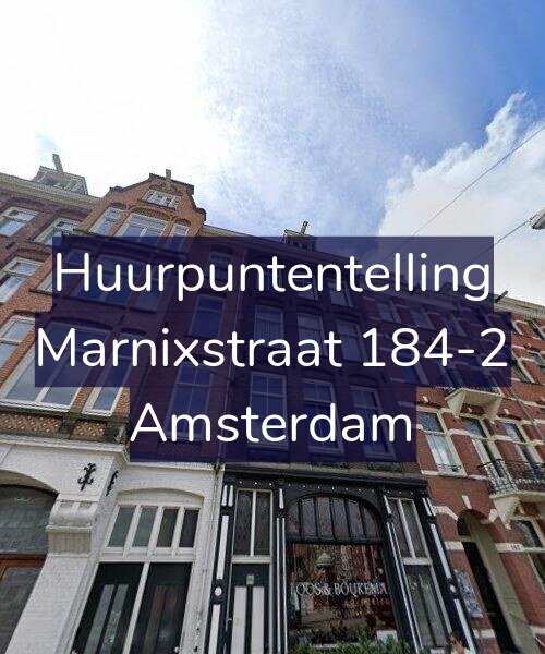 Foto gevel Huurpuntentelling voor Marnixstraat 184-2, Amsterdam