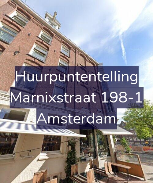 Foto gevel Huurpuntentelling voor Marnixstraat 198-1, Amsterdam