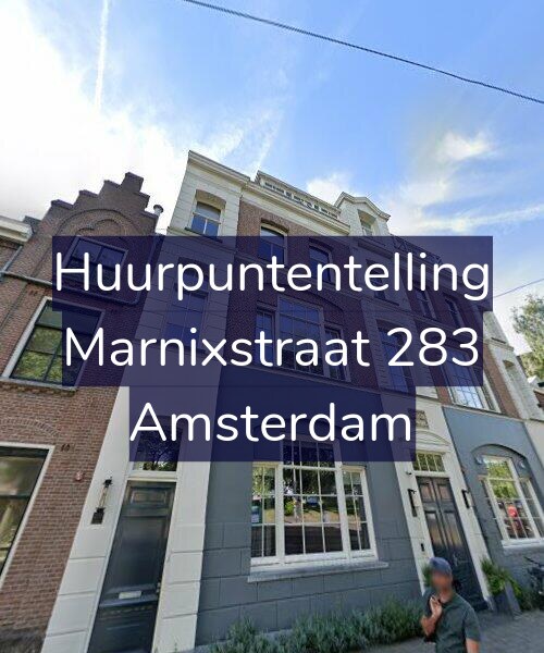 Foto gevel Huurpuntentelling voor Marnixstraat 283, Amsterdam