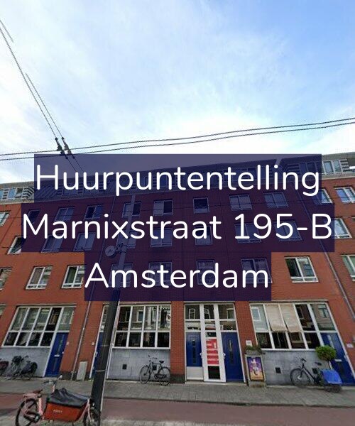 Foto gevel Huurpuntentelling voor Marnixstraat 195-B, Amsterdam