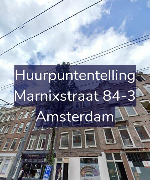Foto gevel Huurpuntentelling voor Marnixstraat 84-3, Amsterdam