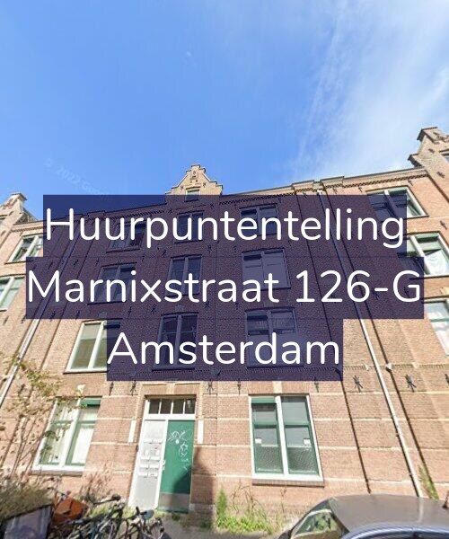 Foto gevel Huurpuntentelling voor Marnixstraat 126-G, Amsterdam