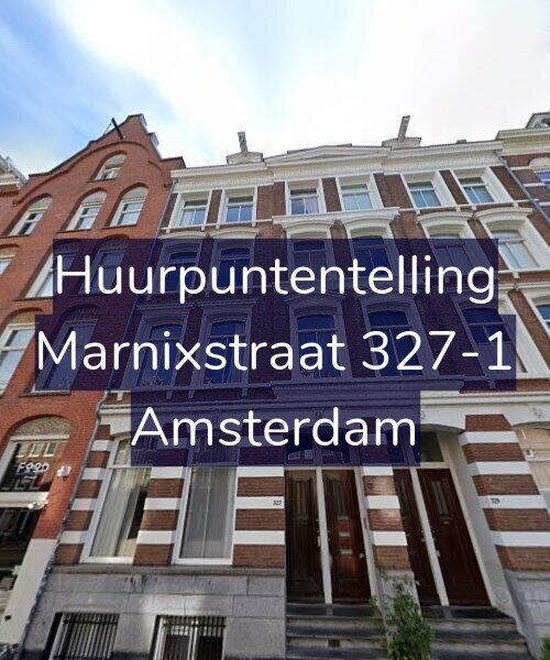 Foto gevel Huurpuntentelling voor Marnixstraat 327-1, Amsterdam
