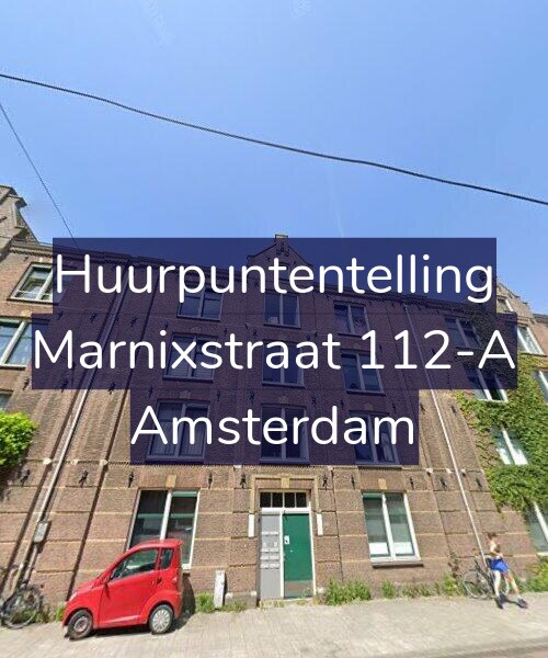 Foto gevel Huurpuntentelling voor Marnixstraat 112-A, Amsterdam