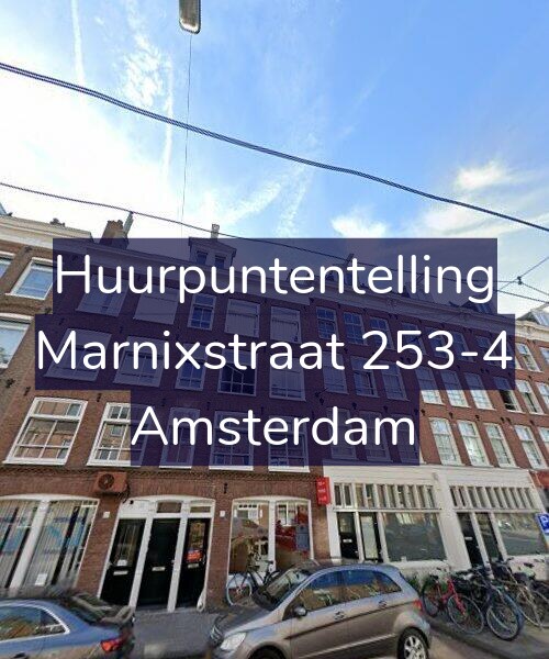 Foto gevel Huurpuntentelling voor Marnixstraat 253-4, Amsterdam